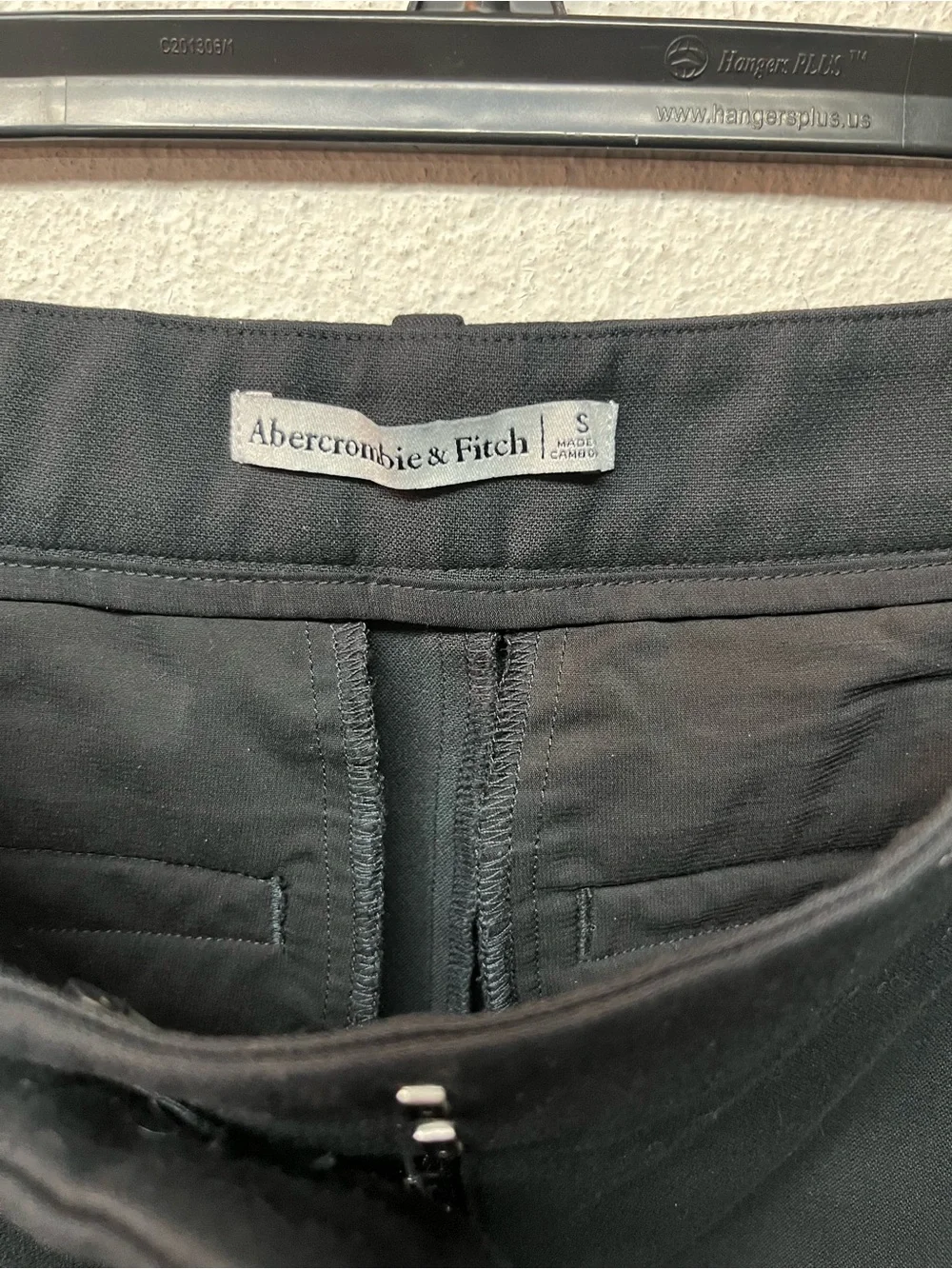 Abercrombie & Fitch Black Pencil Skirt with Front Pockets
